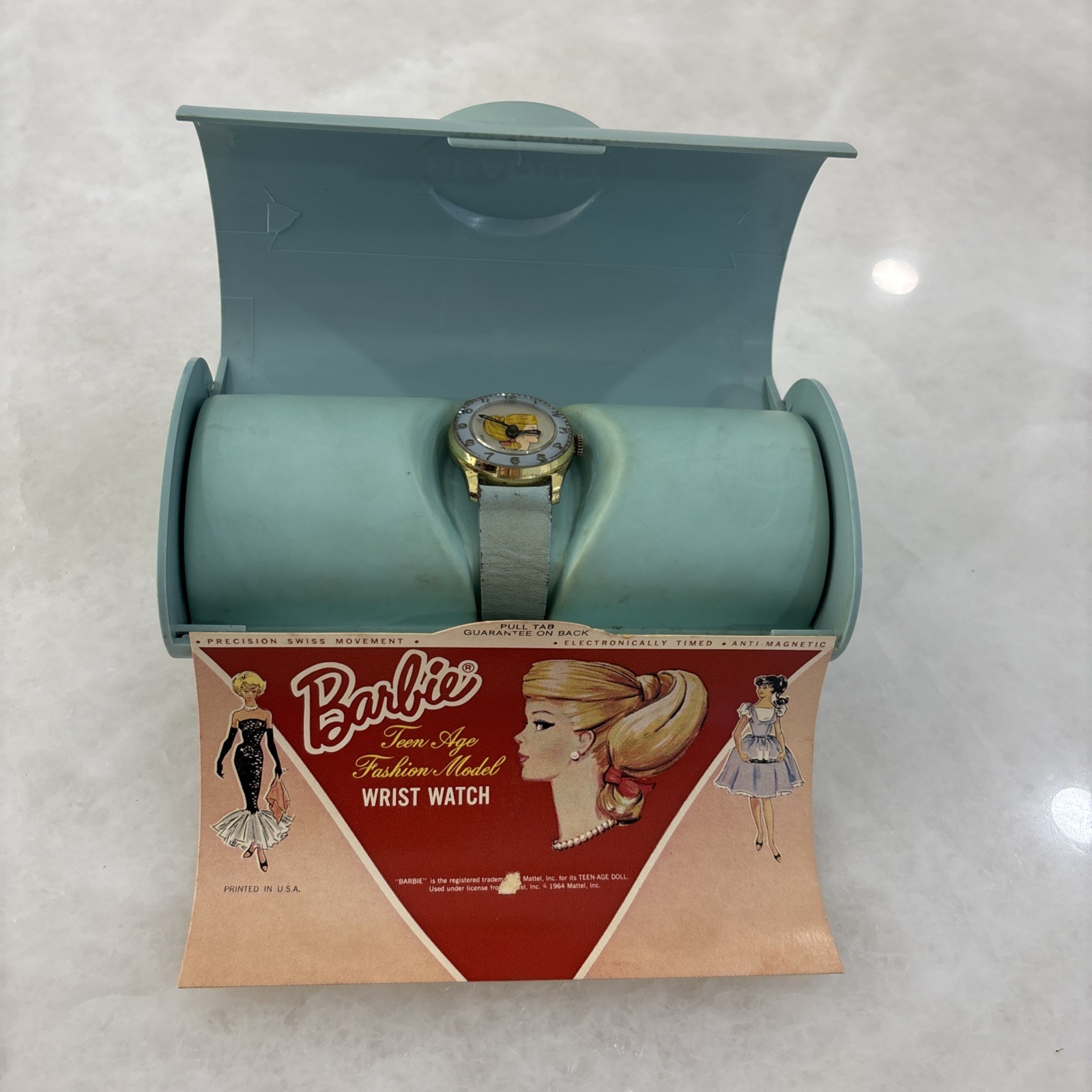 Vintage 1964 Barbie Watch – Bradley No. 191 Ponytail – Original Box