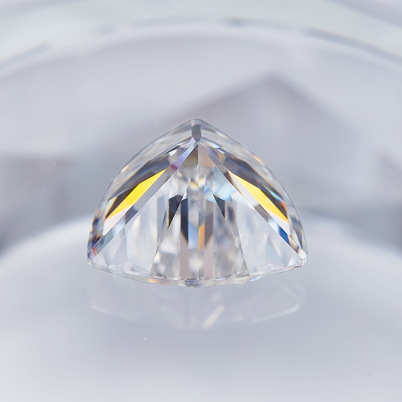 White D Color Trillion Cut VVS1 Moissanite Stone Loose Diamond With Certificate