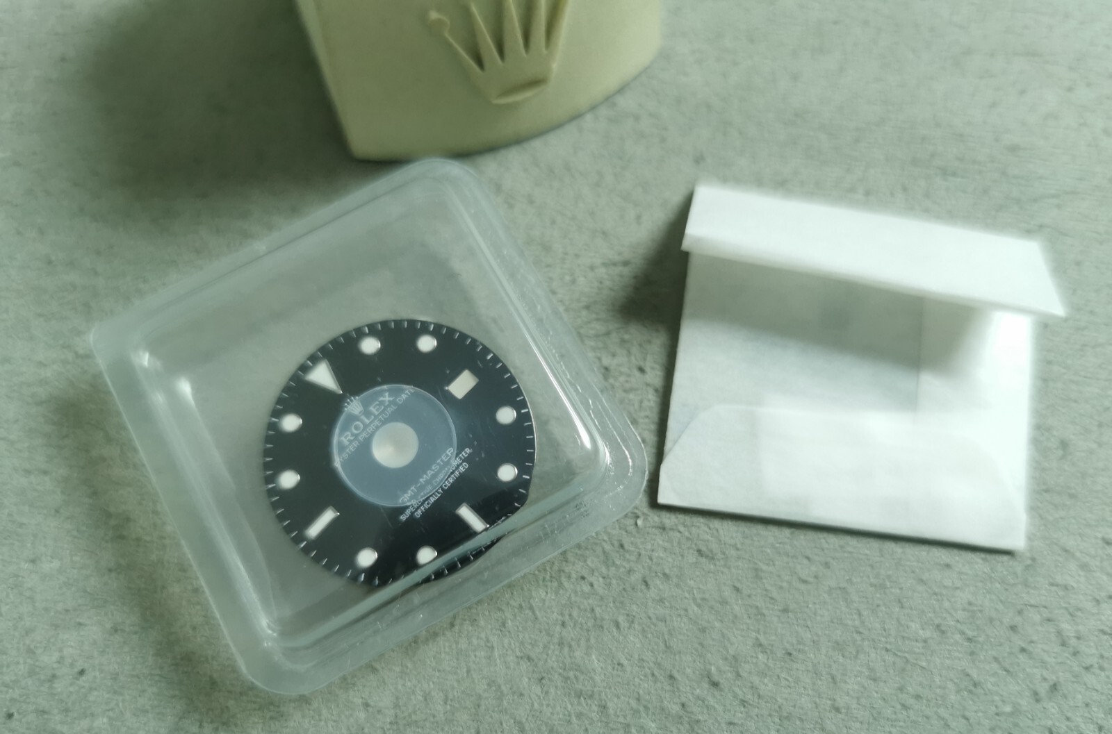 Rolex B13/16758-811-K1 Black dial Gmt Master 16700 complete hands set new