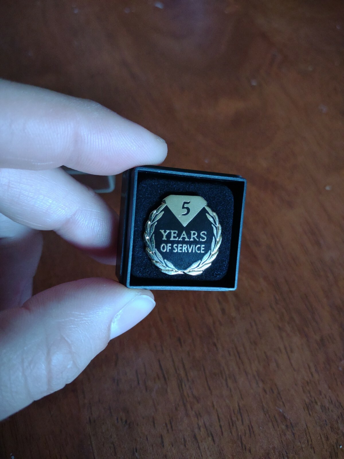 5 years of service pin from Baudville site