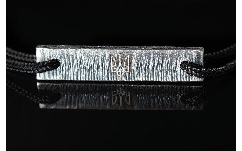 BRACELET “AZOVSTAL” Real Steel – United24 – MILITARY BRACELET – AZOV – UKRAINE