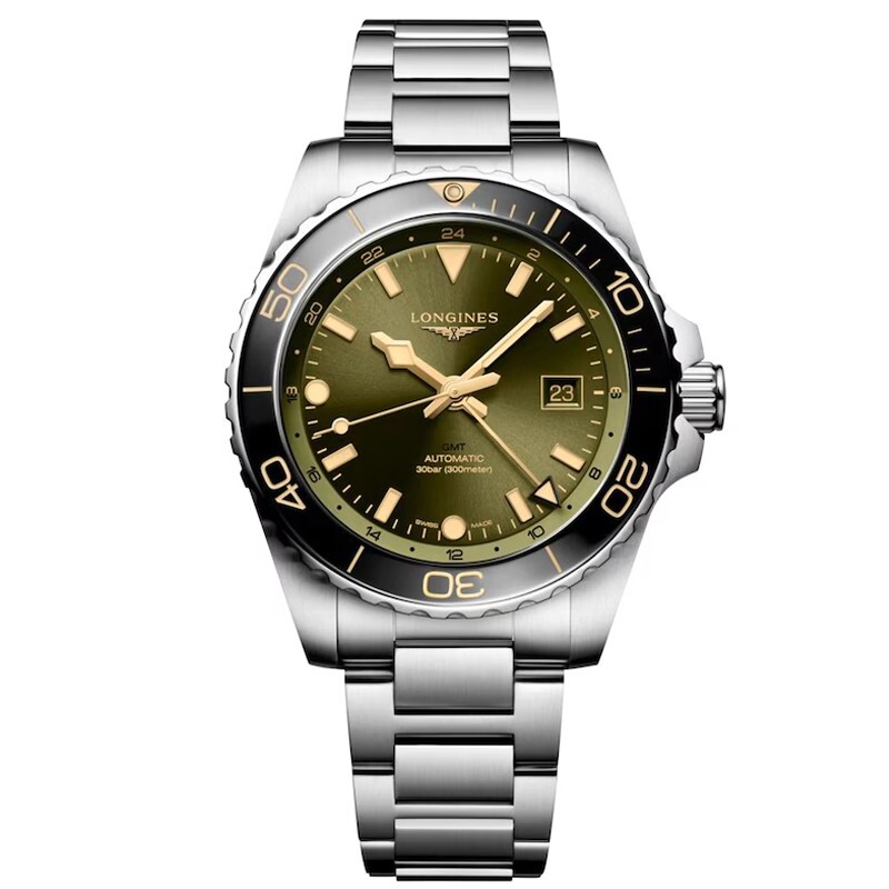 New Longines Hydroconquest Automatic Green Dial 43mm Men’s Watch L38904066