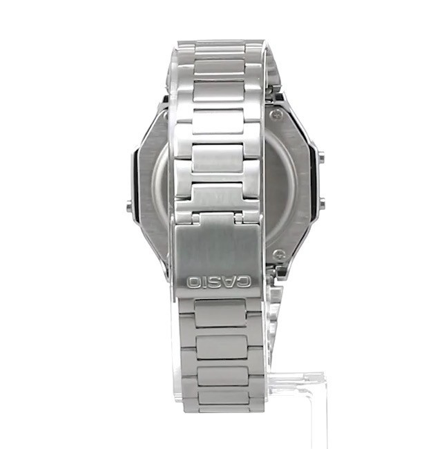 CASIO A164WA-1QJH Classic Digital Watch Silver Stainless Steel Alarm Japan