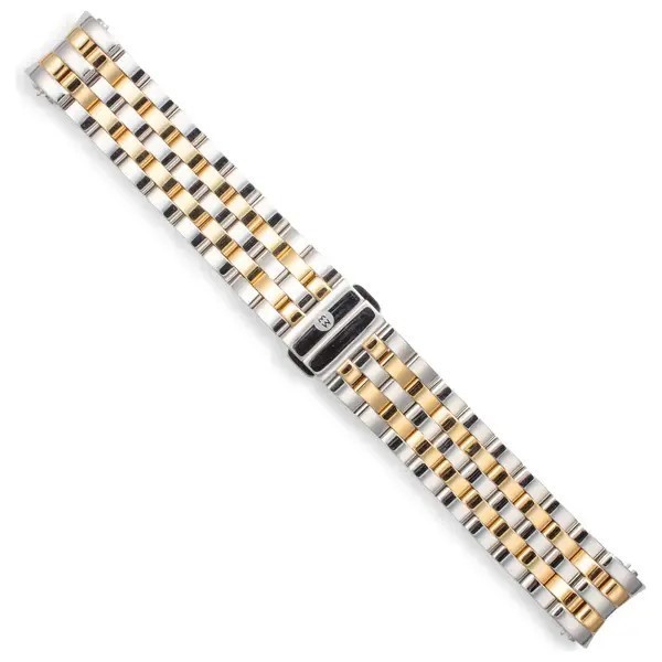 MICHELE LADIES SPORT SAIL 20mm 18K Two Tone WATCH BRACELET MS20CX285048 $400.