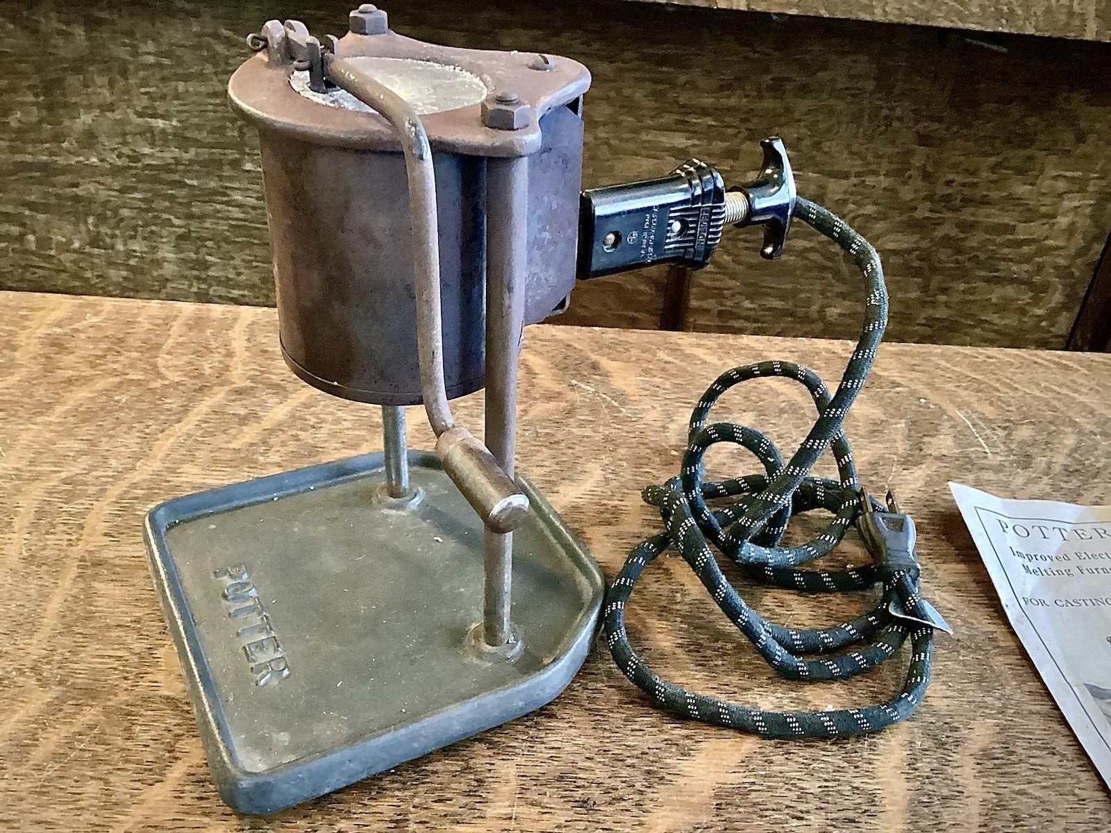 Potter Engineering Co. Electric Melting Furnace Model C for Bullet Casting
