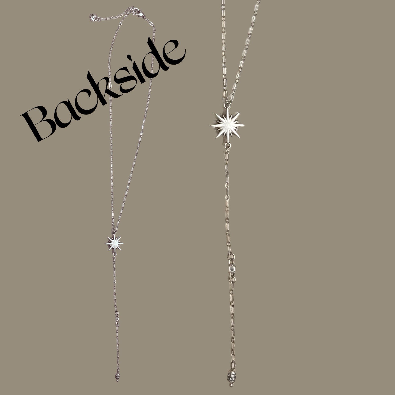 Brighton Crystal Radiant Star Convertible Lariat Style Necklace NWOT