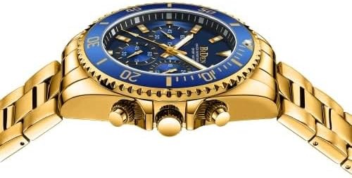 Invicta Reloj De Acero Inoxidable Bañado en Oro Para Hombre