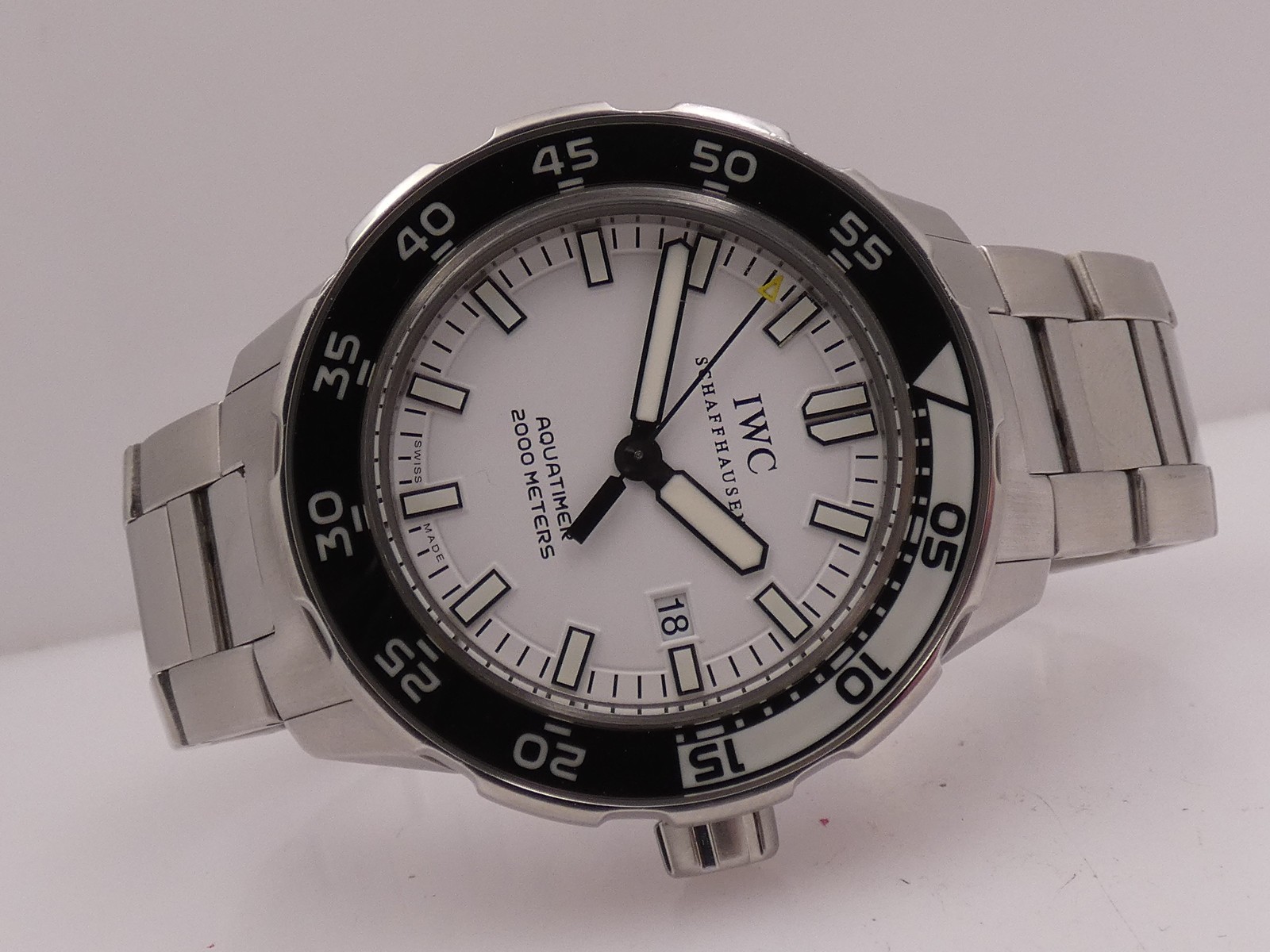 IWC AQUATIMER AUTOMATIC 2000m IW3568 WITH PAPERS YEAR 2019 STEEL MEN’S WATCH
