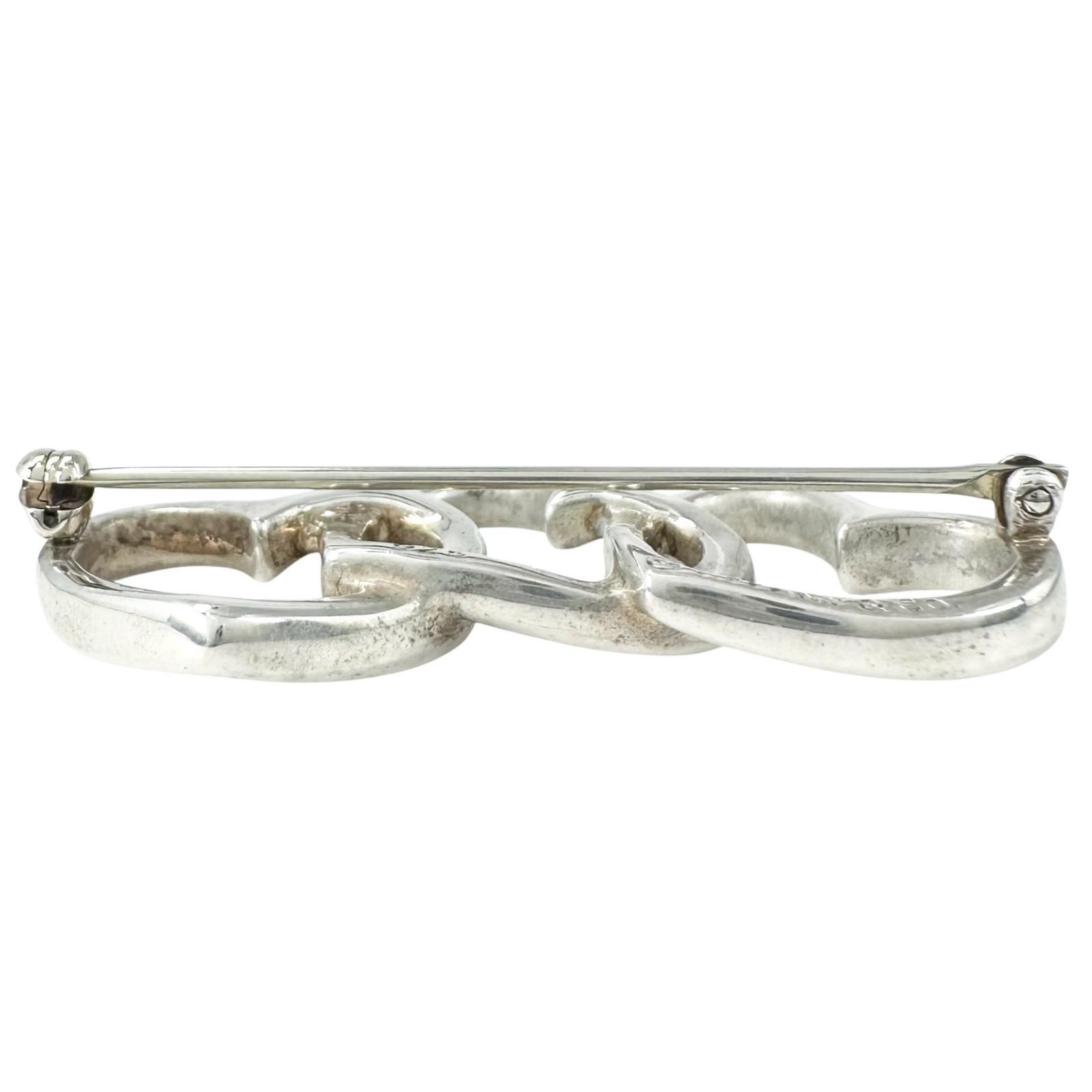 TIFFANY&Co. Triple heart Brooch Silver925 Women
