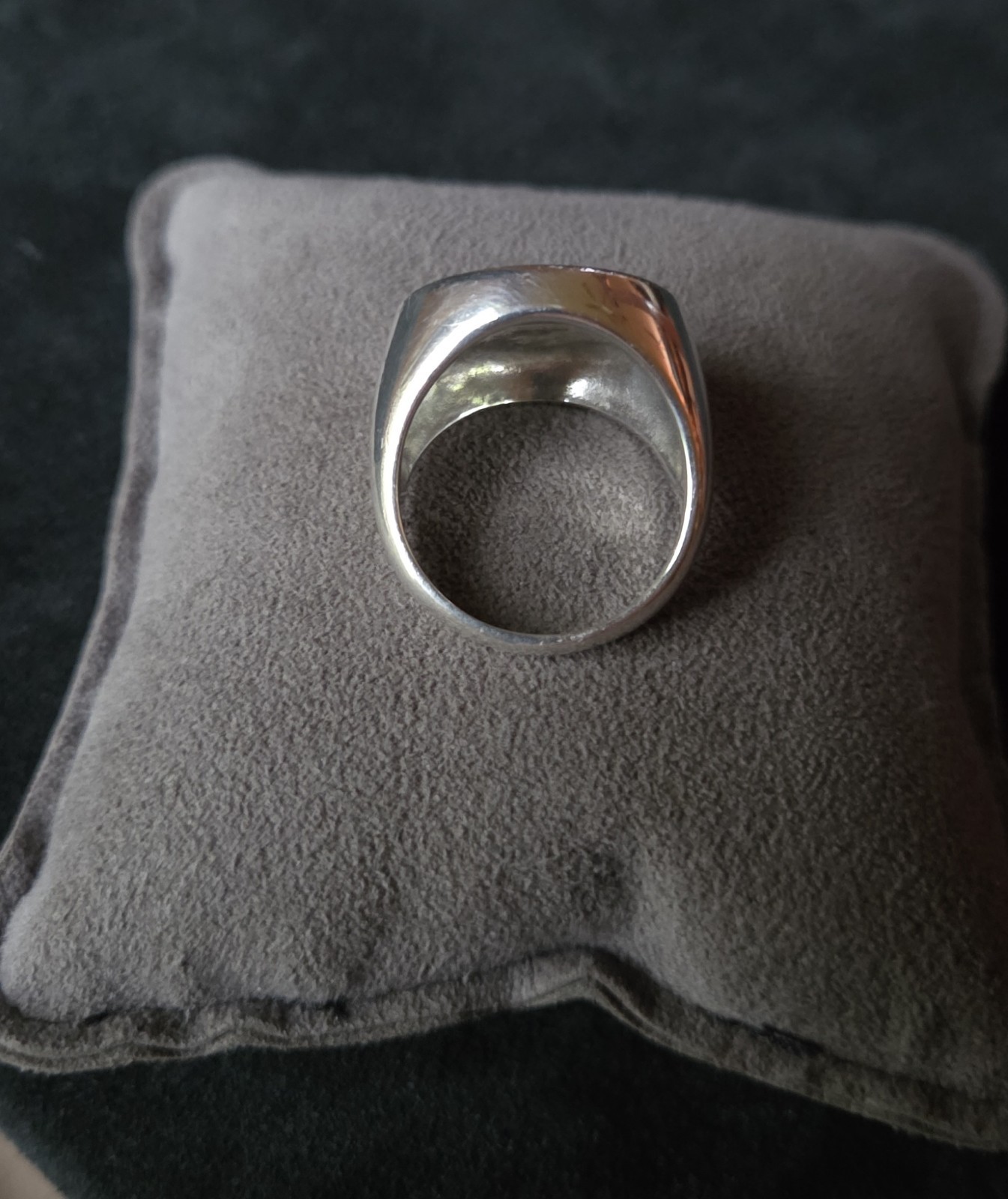 Sterling Silver Solomon Seal Of Love Signet Ring Stamped Peter Stone | 16 Grams