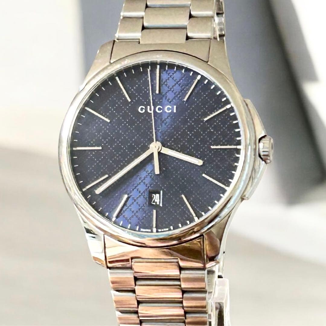 GUCCI G-Timeless 126.3 YA126316 Quartz Watch 40mm Case 19cm Wrist Extra Link