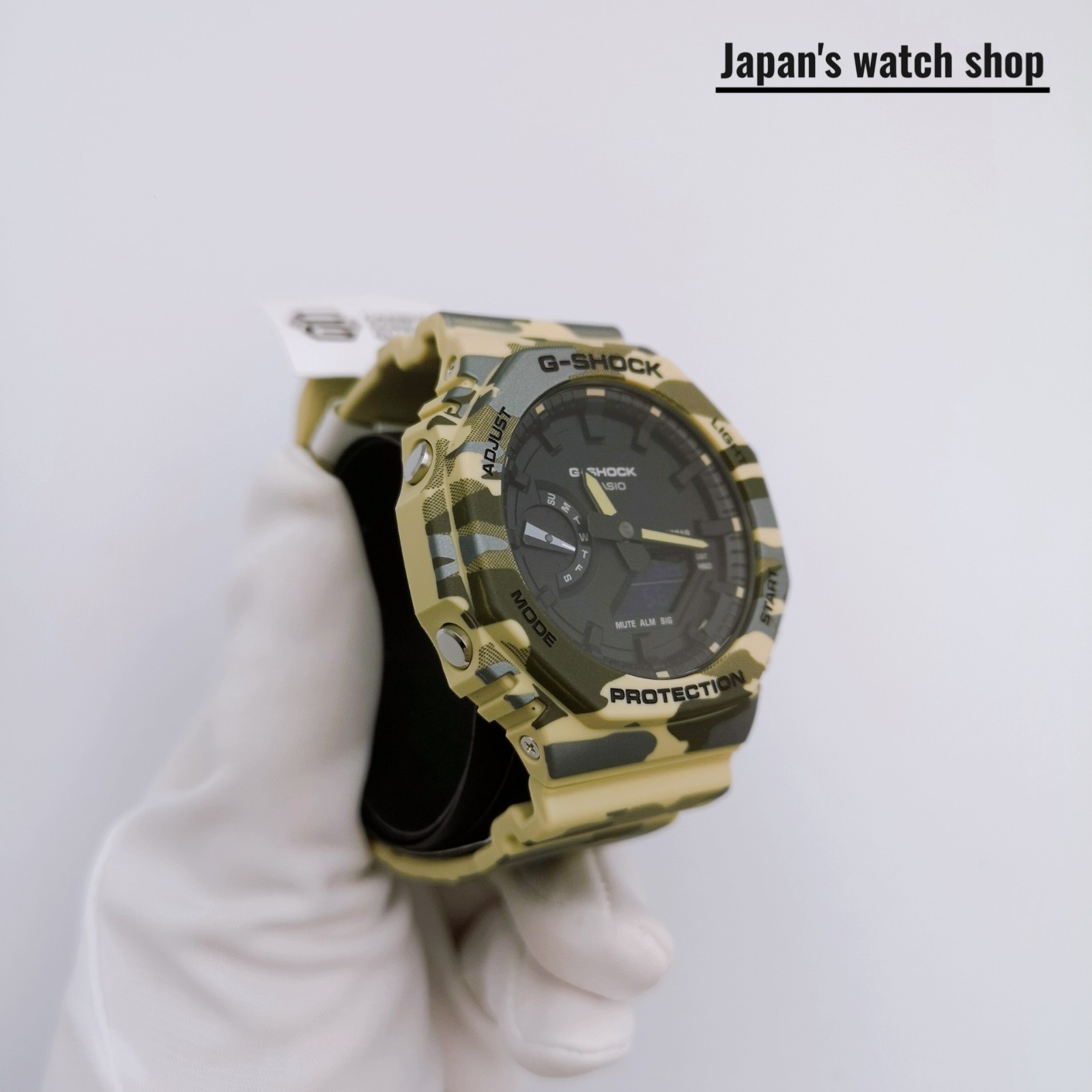 CASIO G-SHOCK GA-2100CM-5AJF Black Camouflage Green Unisex Watch New in Box