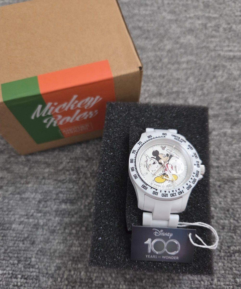 Disney 100th Anniversary Mickey Mouse Watch Limited White