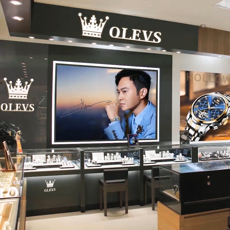 OLEVS 2886 Luminous Multifunctional Male Popular Steel Classic Quartz Watch