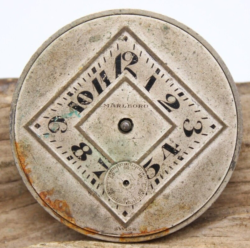 MARLBORO A. REYMOND SWISS MEN’S POCKET WATCH MOVEMENT 7j 39mm FOR REPAIR (SC2)