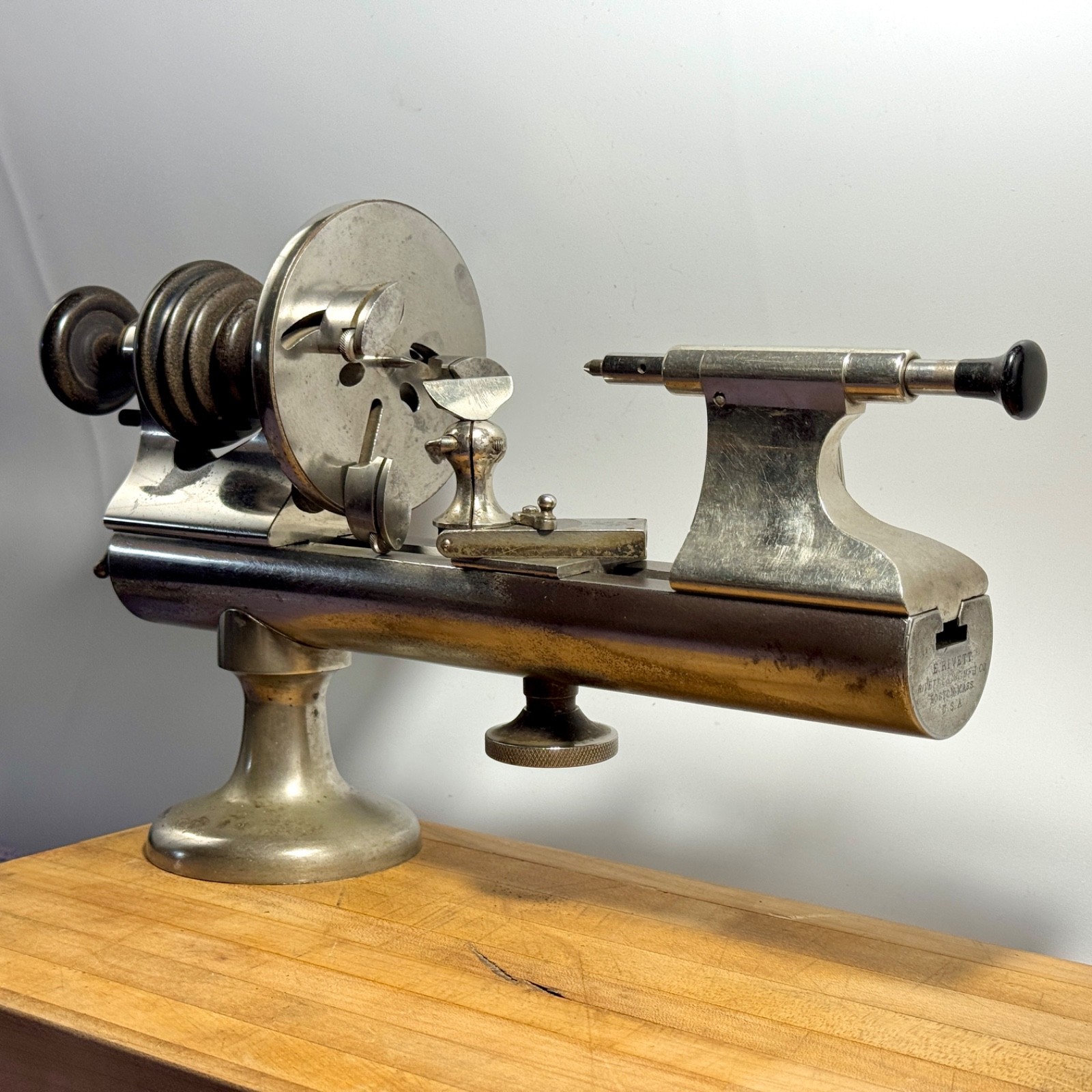 Collectors Dream Rivett (USA) 2C Watchmaker Lathe 82 Collets & Rivett Compound
