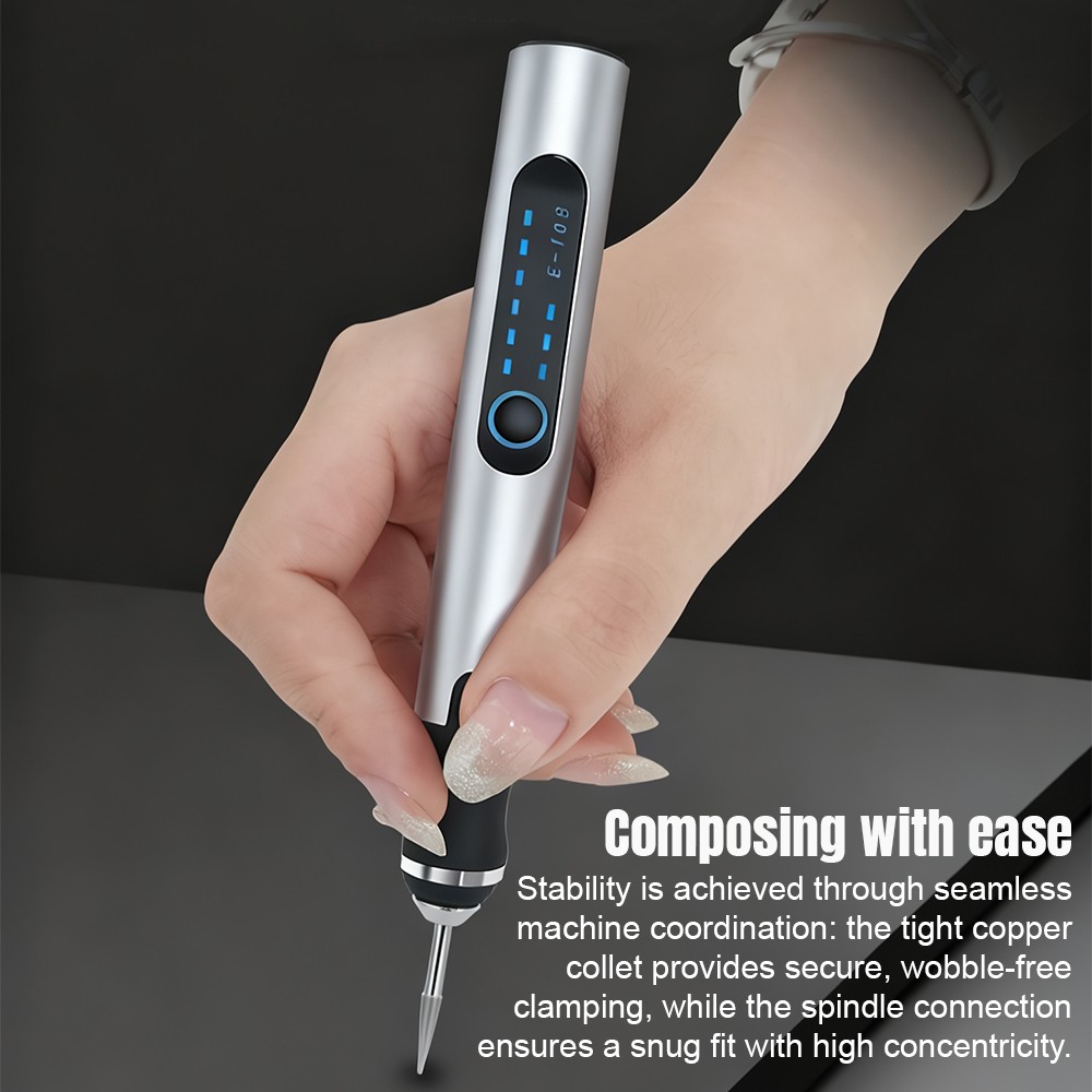 Electric Engraving Pen with 37 Bits USB Rechargeable Cordless Engraving Machine