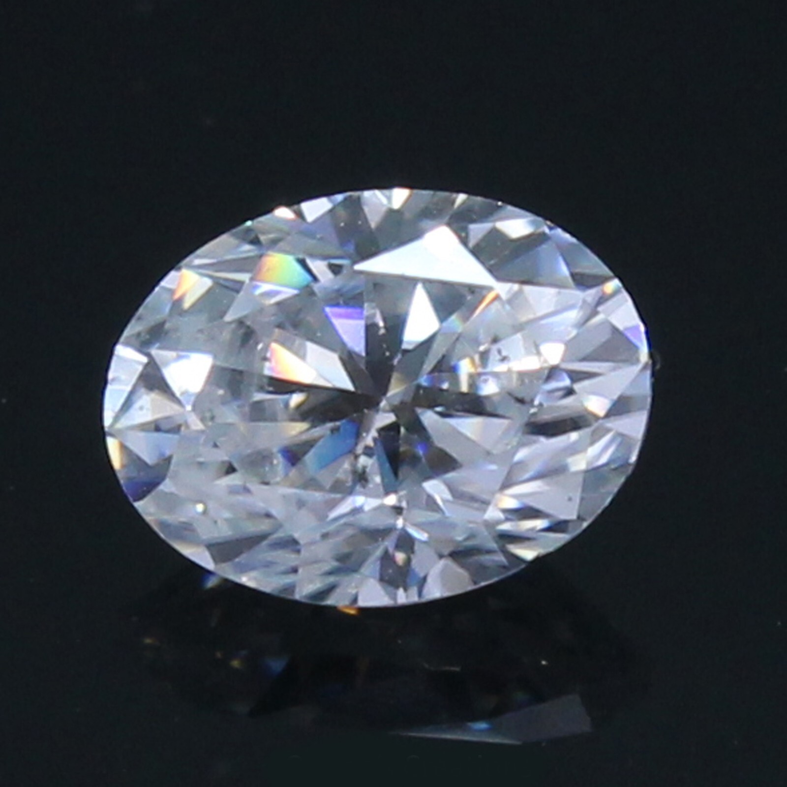 Natural DE Color VVS1 Certified Excellent Cut 9×7 MM Oval White Loose Diamond