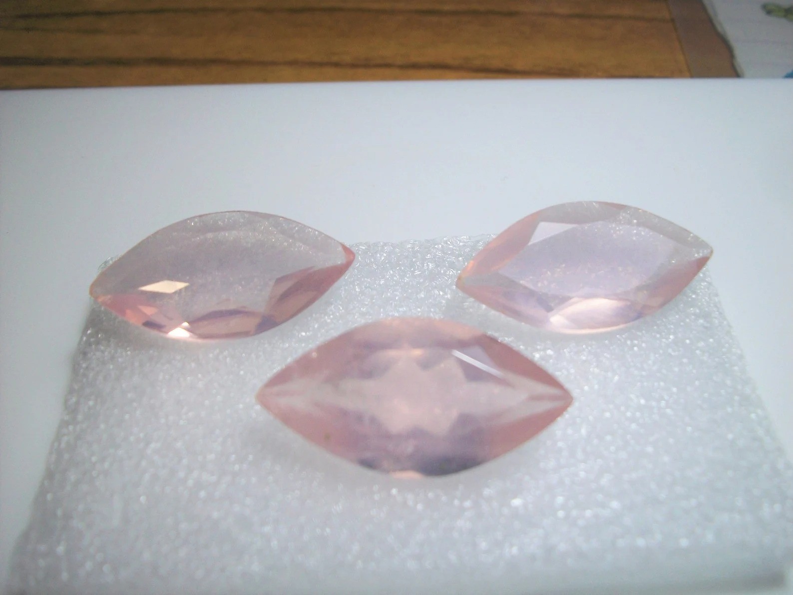 Natural Rose Quartz Marquise Faceted Cut 6x12mm To 12x24mm Loose Gemstone