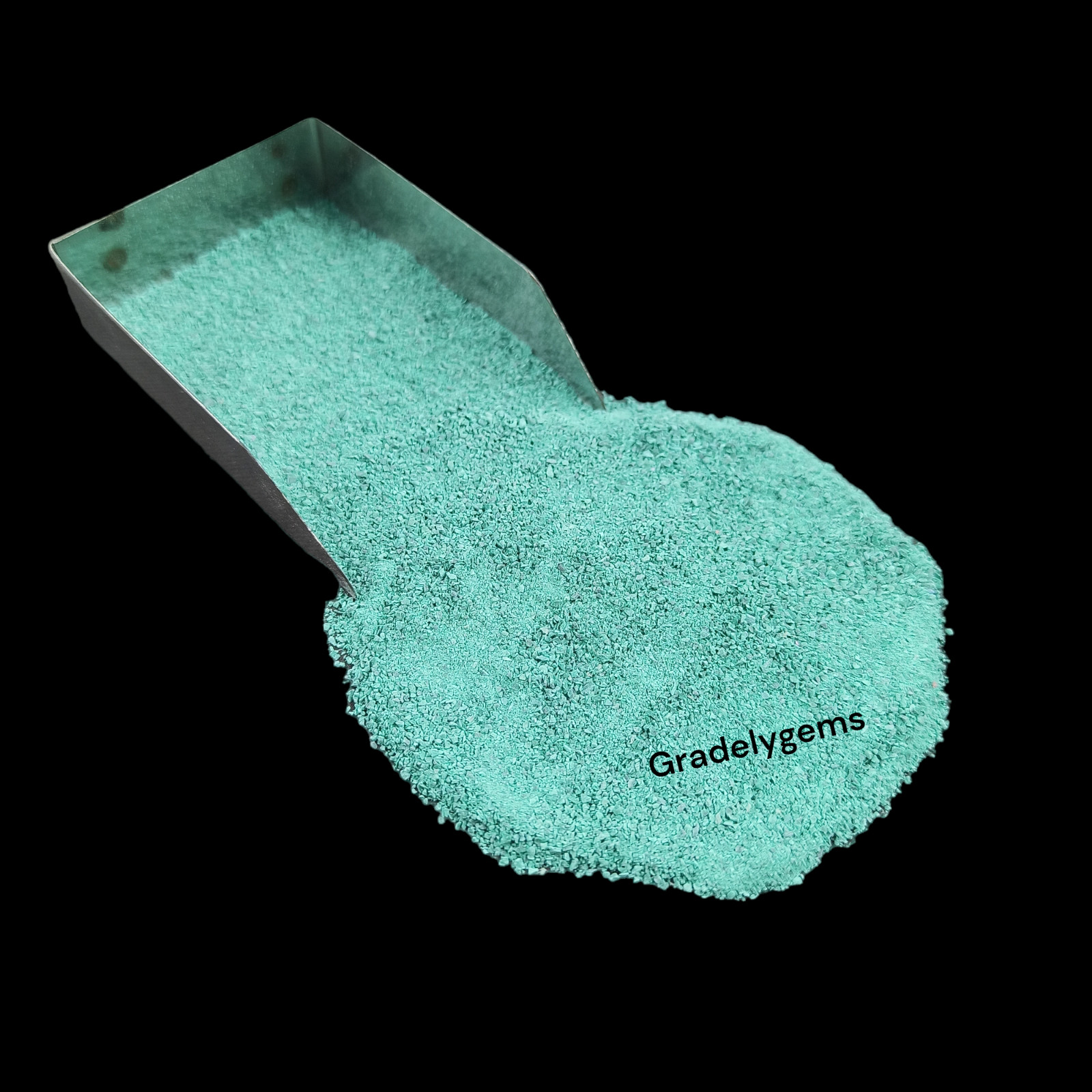 Malachite Turquoise Gemstone Crushed Powder – Rich Green Elegance for Resin Art,