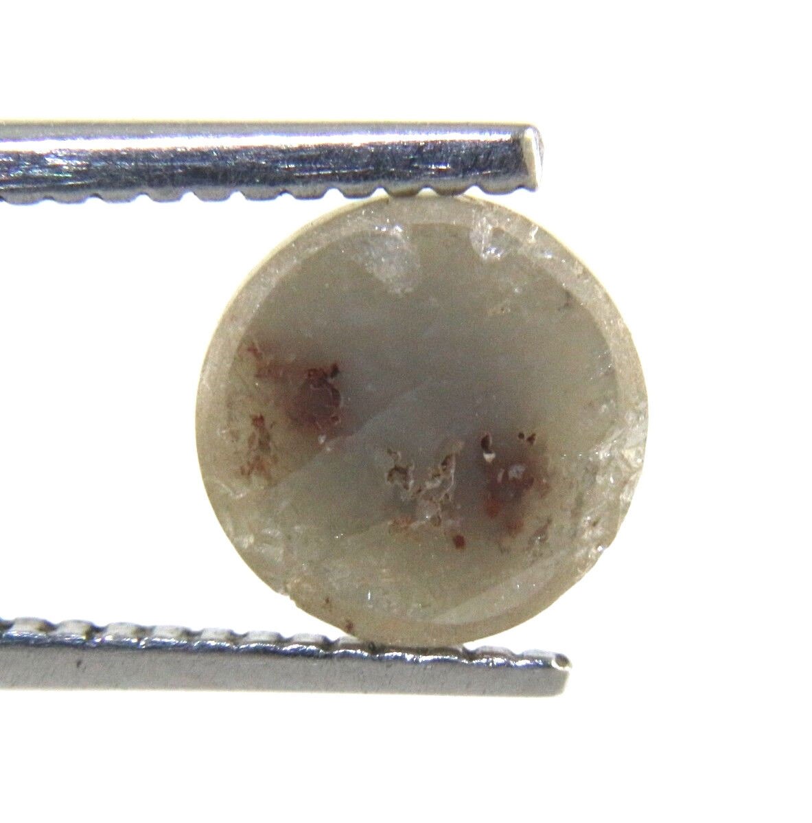 2.00 cts Natural Round Shape Gray Color Rose Cut Diamond 7.69-7.75×3.65 MM
