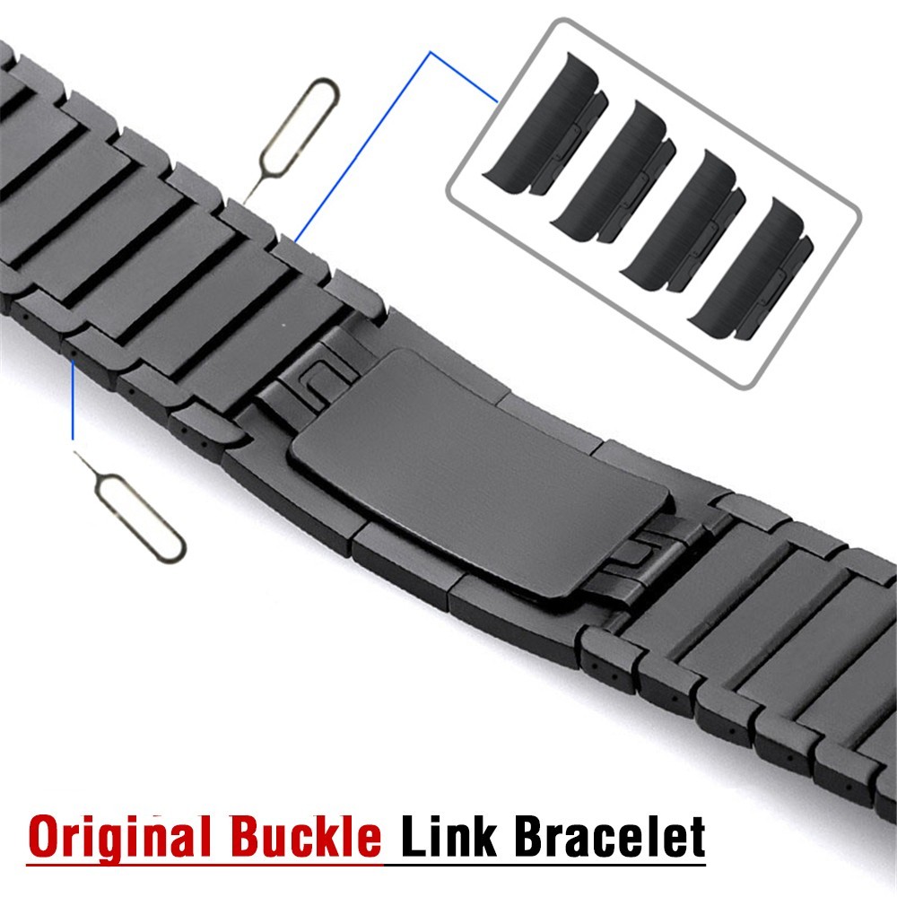 Stainless Steel Link Bracelet Band for Apple Watch 49mm Ultra 2 | 10 9 8 7 6 5 4