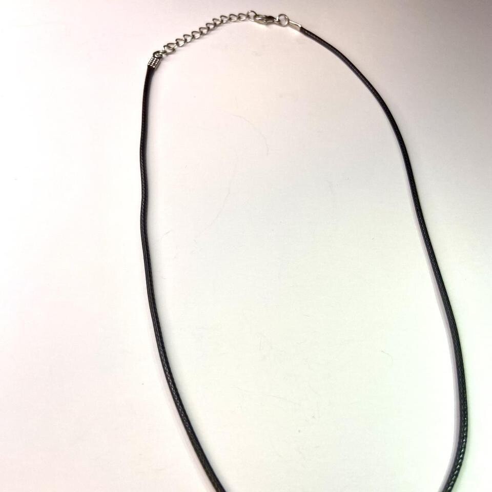 Y2K Gothic Punk PU leather Necklace , Wire with hanging man zombie pendants