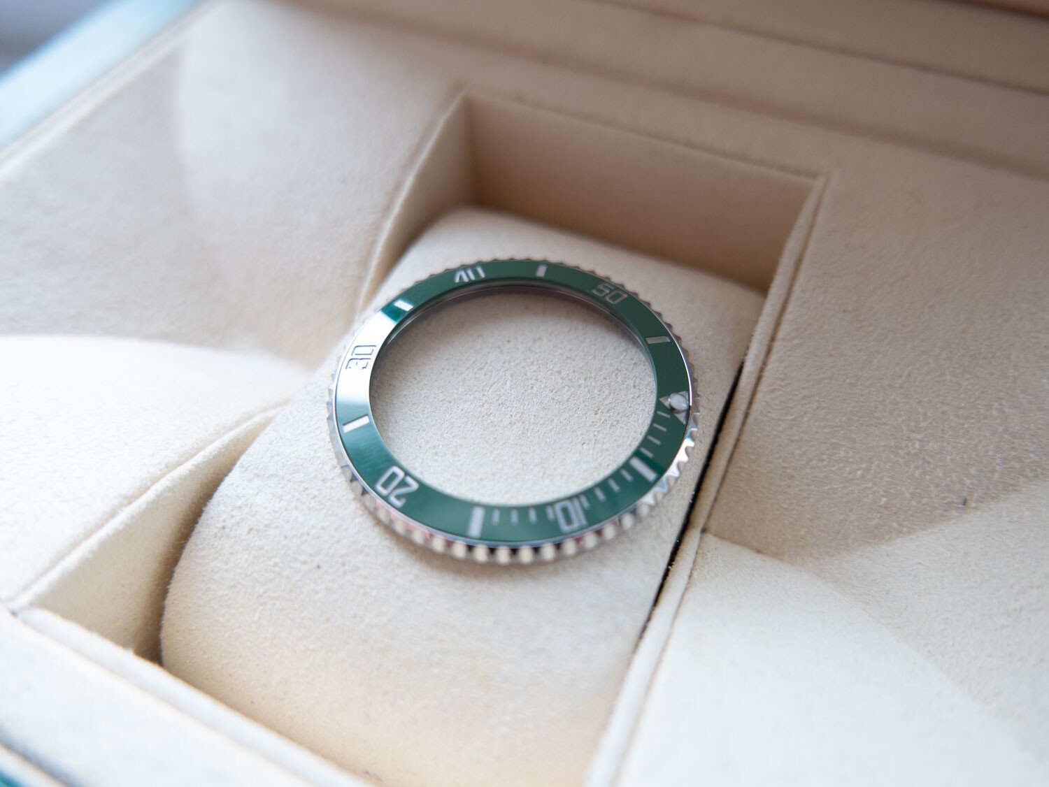 Lunette Complète Céramique et Acier Inoxydable Rolex Submariner Hulk 116610 LV