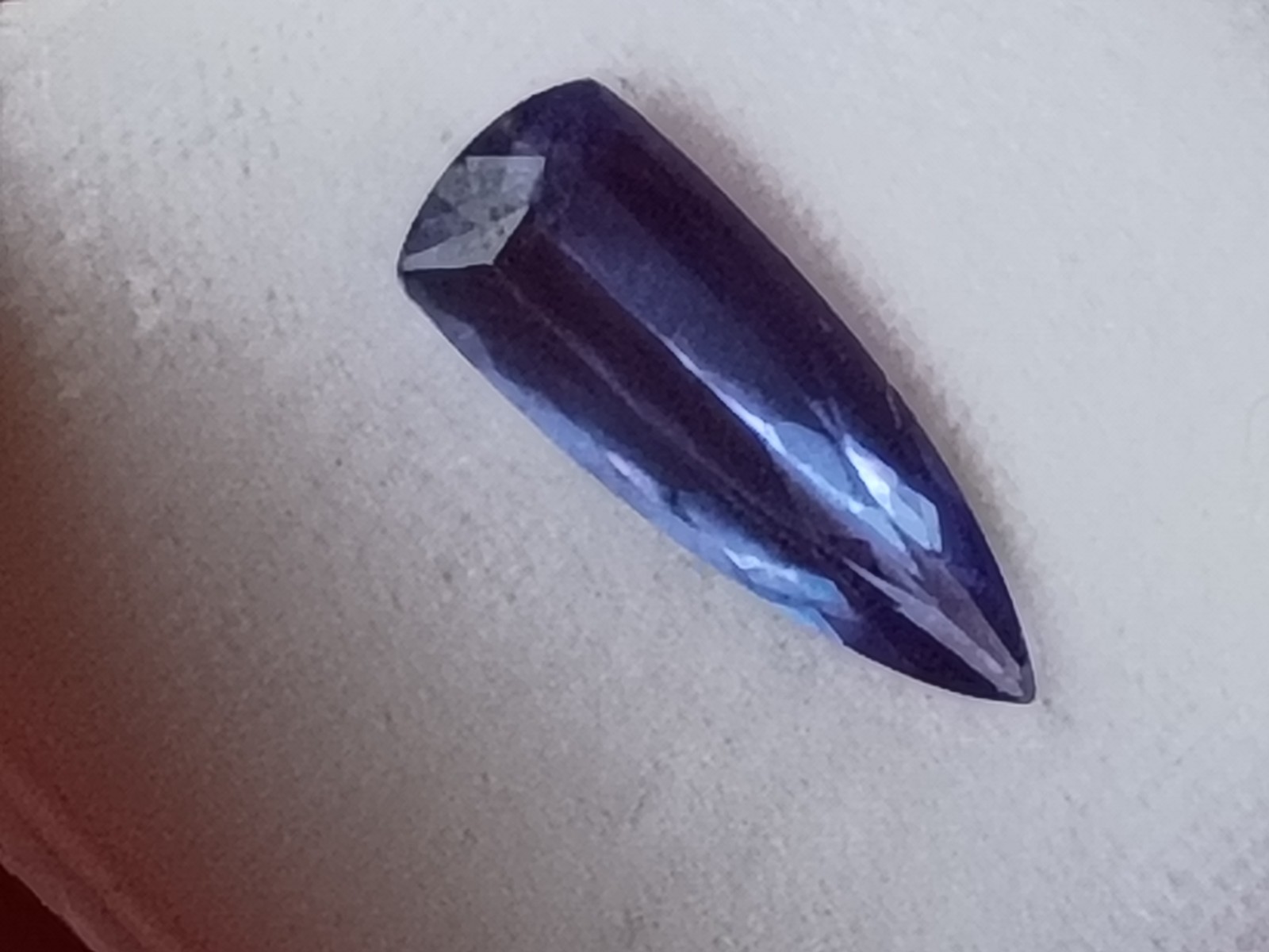 Natural Tanzanite Trillion Cut Blue/Purple Transparent 6x16mm 2.80ct 1pc