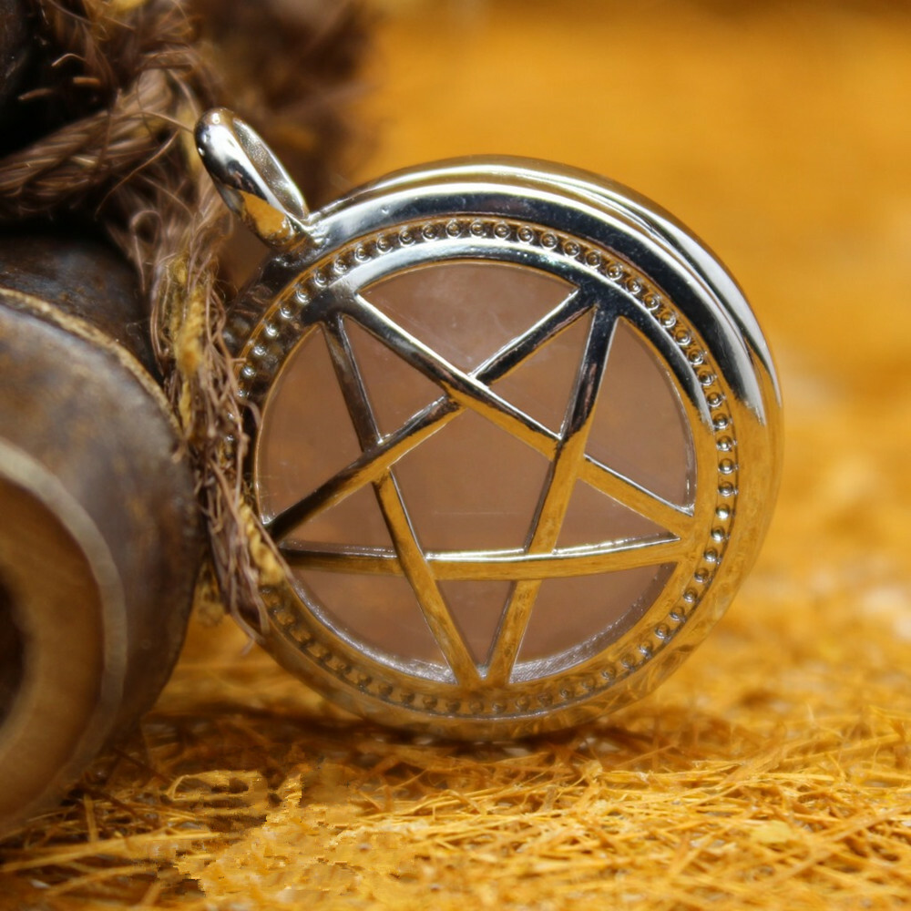 Wholesale 10pcs Natural Mixed Stone Hollow Out Five Star Box Amulet Luck Pendant