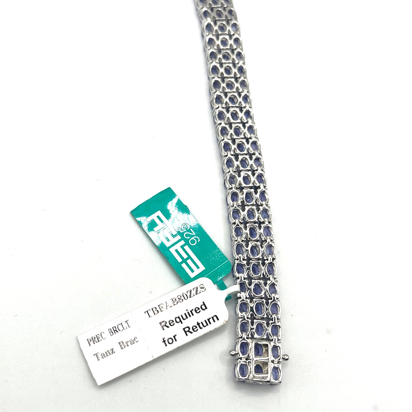 Effy Bracelet Tennis Sz 7 Tanzanite 3 Strand Purple Sterling 925 NEW MSRP $1,450