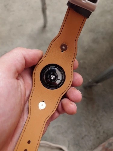Cuff Leather Watch Band Bracelet for Smart watch iWatch Series Ultra 38-49mm