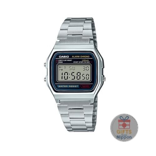 Casio A158WA-1JH Men’s Silver Watch Casio Collection [Official Japanese Product]