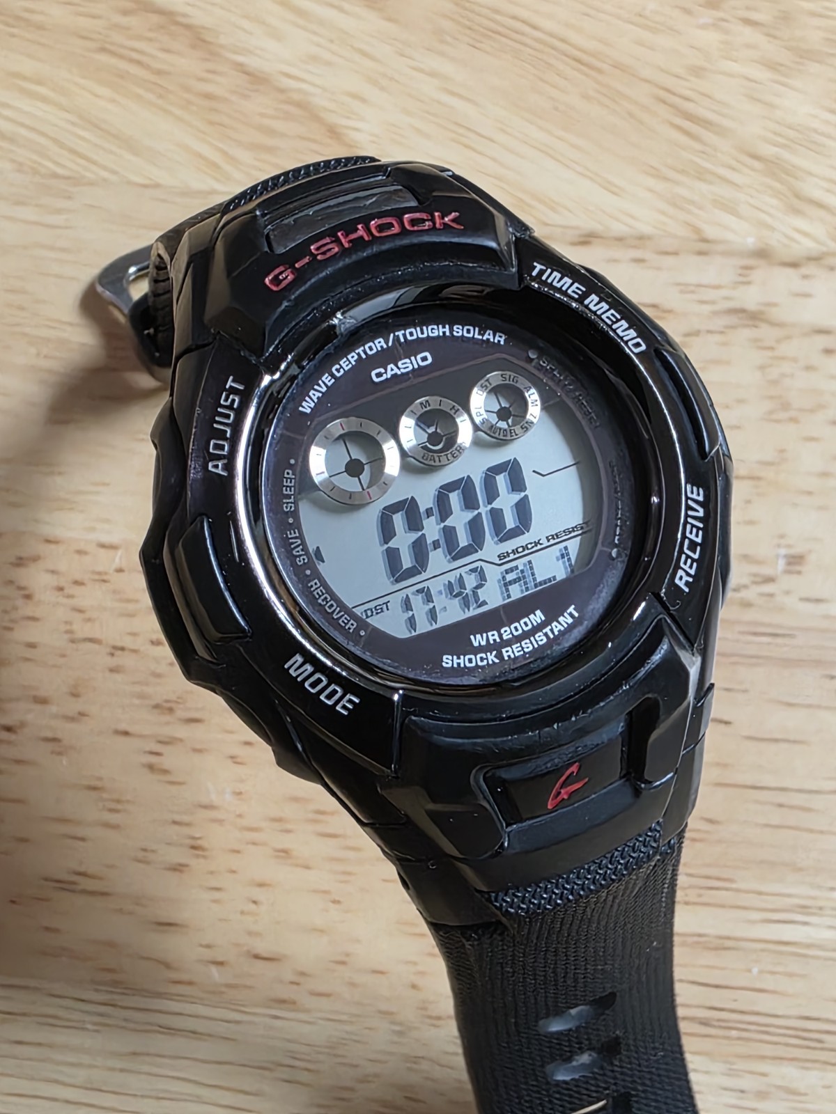 Vintage Casio G-Shock GW-530A (2688) Tough Solar Atomic Watch * WORKING *