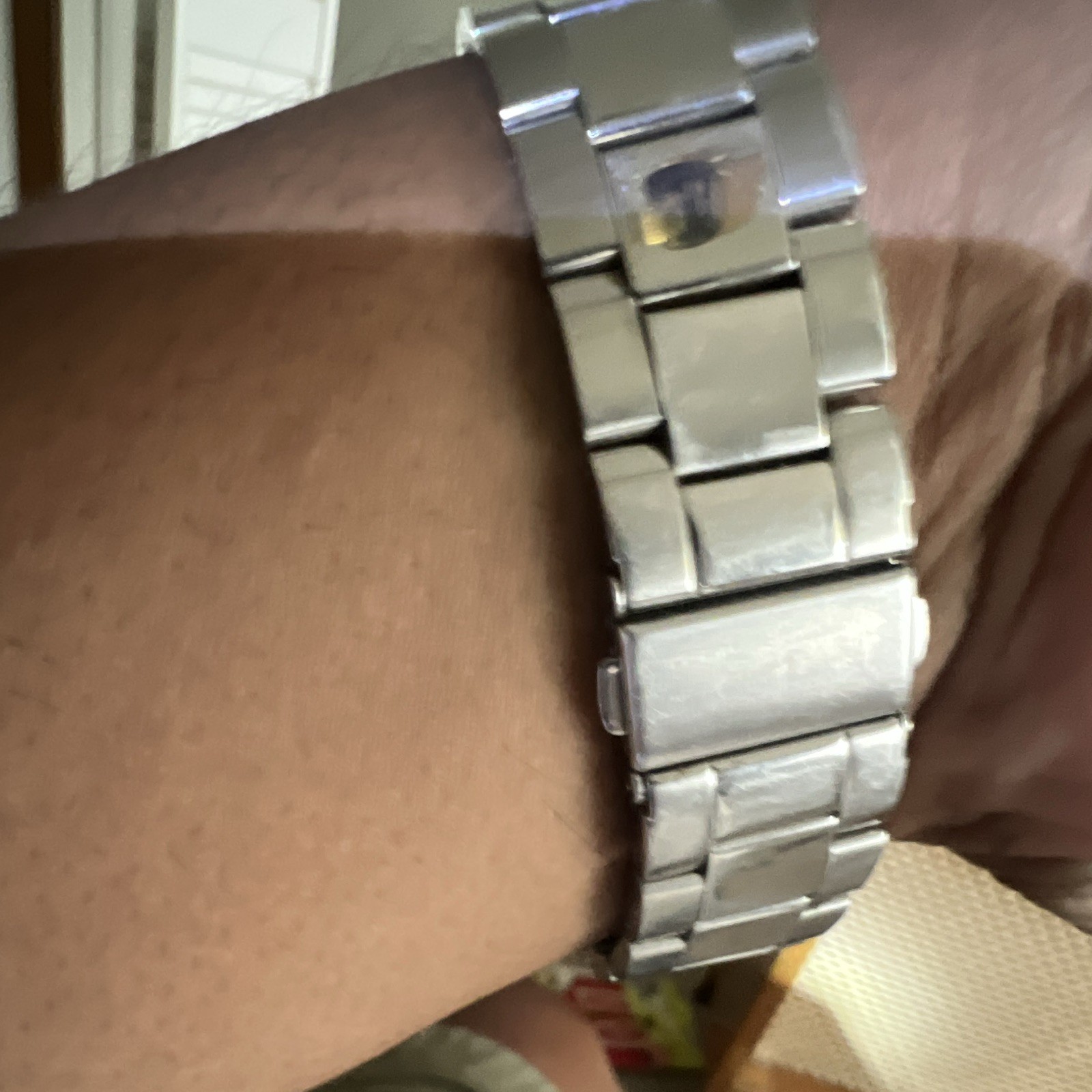 Kenneth Cole New York Men’s Rectangular Quartz Date SS Watch