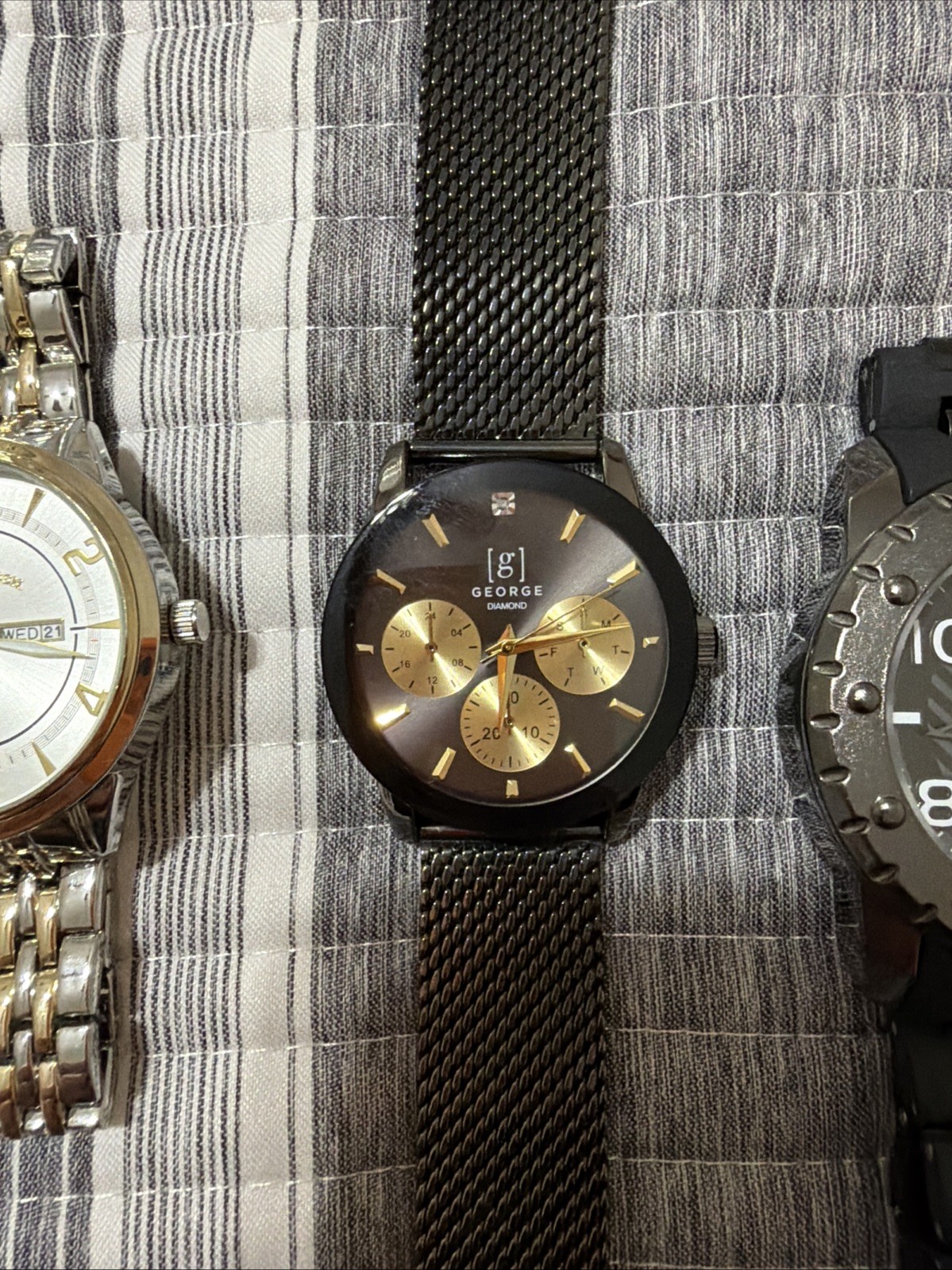 Lot of 5 Men’s Watches – George & U.S. Polo Assn. – Excellent Condition