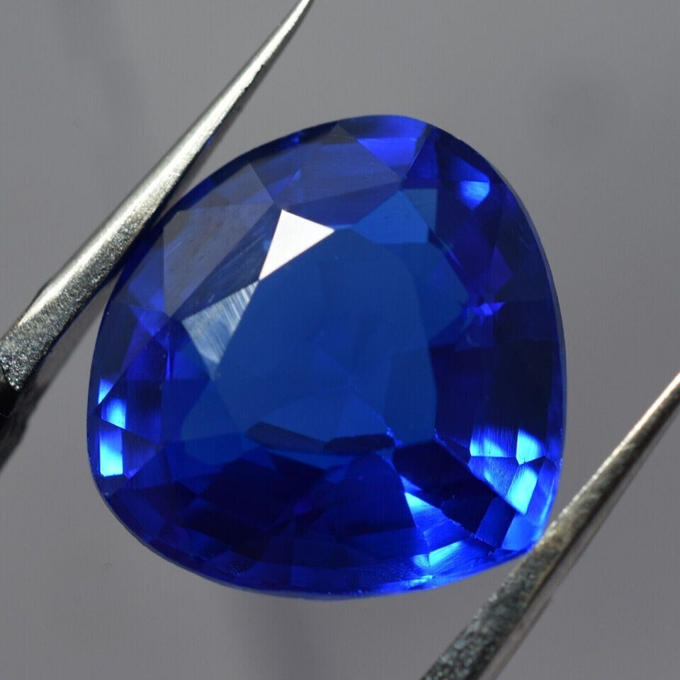 VVS Quality Pear Cut Blue Sapphire 12-14 Ct Natural Loose Gemstone EGL CERTIFIED
