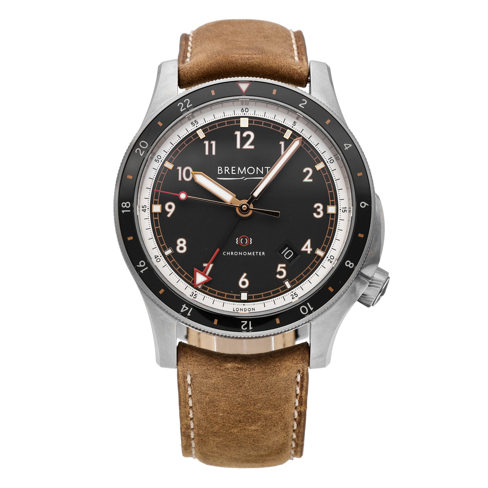 Bremont Ionbird Titanium Black Dial 43mm Auto Mens Watch IONBIRD MODEL 12020-R-S