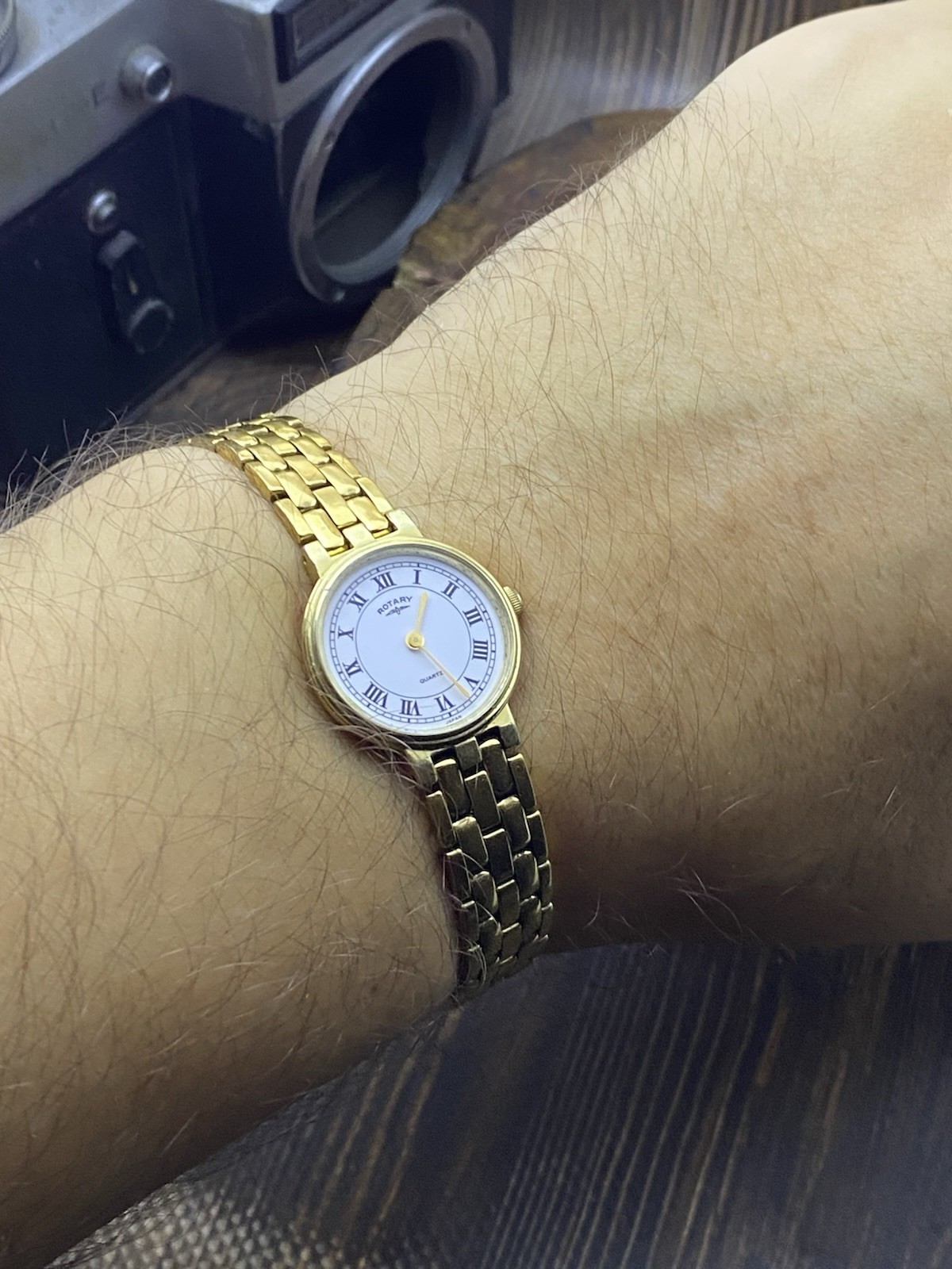RARE UNIQUE Women’s SWISS Vintage 90’s Quartz Watch ROTARY #8956