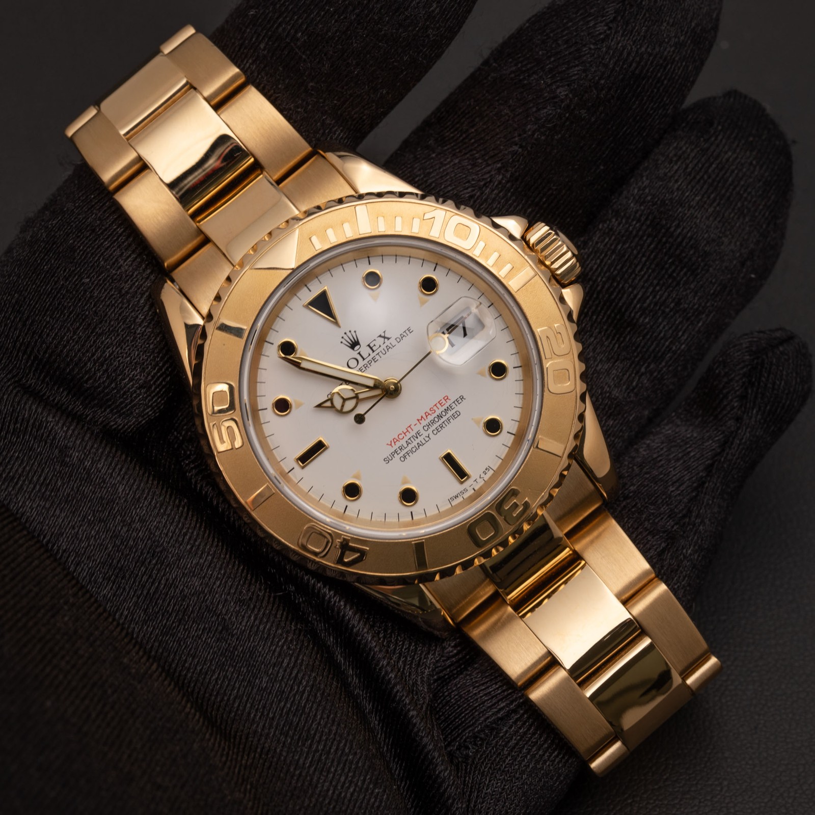 Rolex Watch Yacht-Master Timing Bezel 18K Yellow Gold 40mm 16628