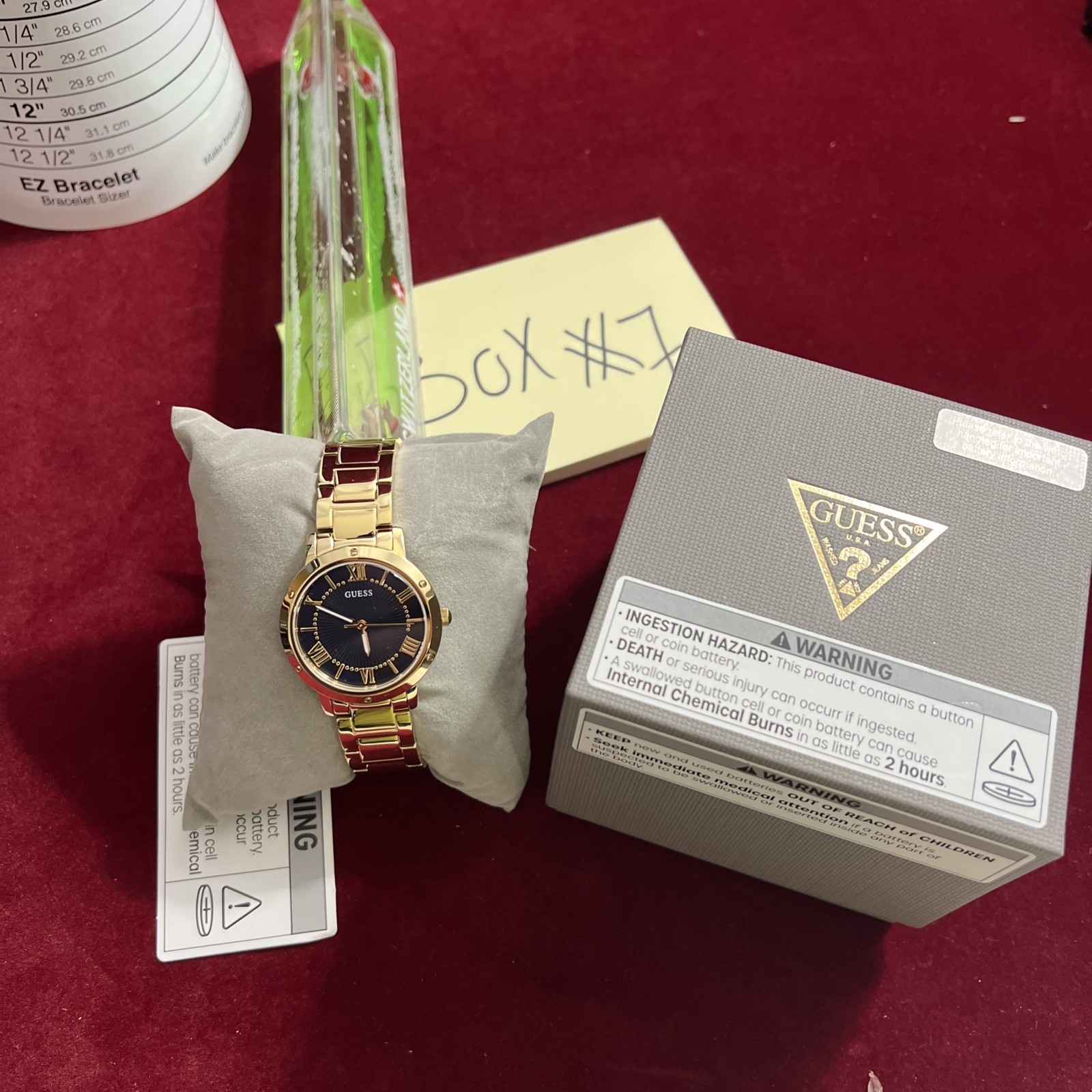 Guess Damen Uhr Armbanduhr DAWN GW0404L4 Edelstahl gold 34mm