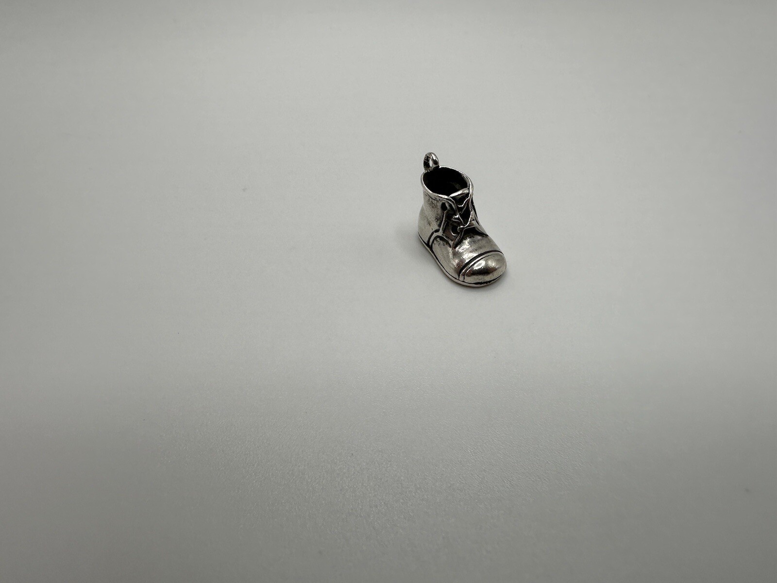 Vintage Silver Callen Shoe Charm 1.7cm JB17