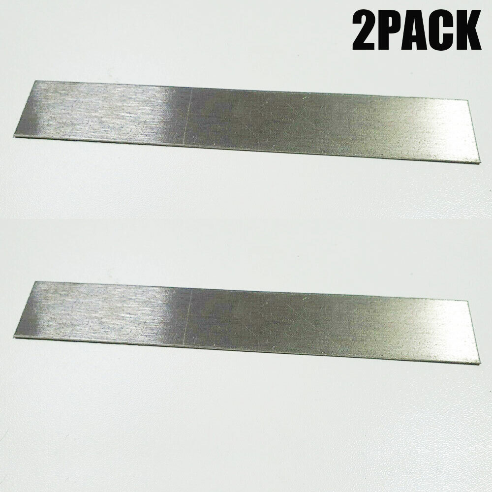 2PCS Pure Nickel Anode 6″ x 1″ Plating Bright Nickel Jewelry Rectifier US ##