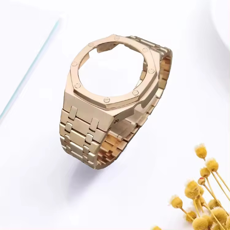 For CasiOak AP Royal Oak MOD Metal Bezel Strap Kit For Casio G-Shock GA2100/2110