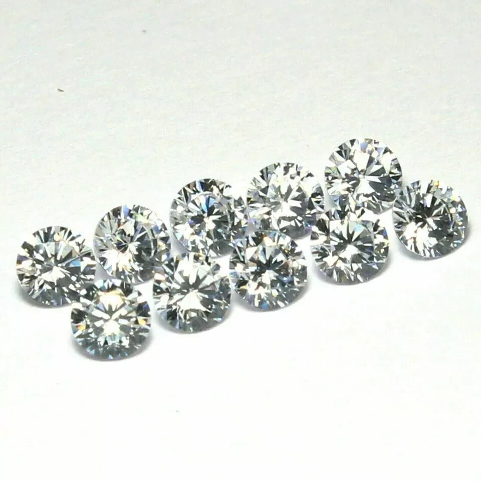Loose CVD 17 Pcs Lab-Grown Diamond 2.50 mm Round D to F – IF Certified Diamond