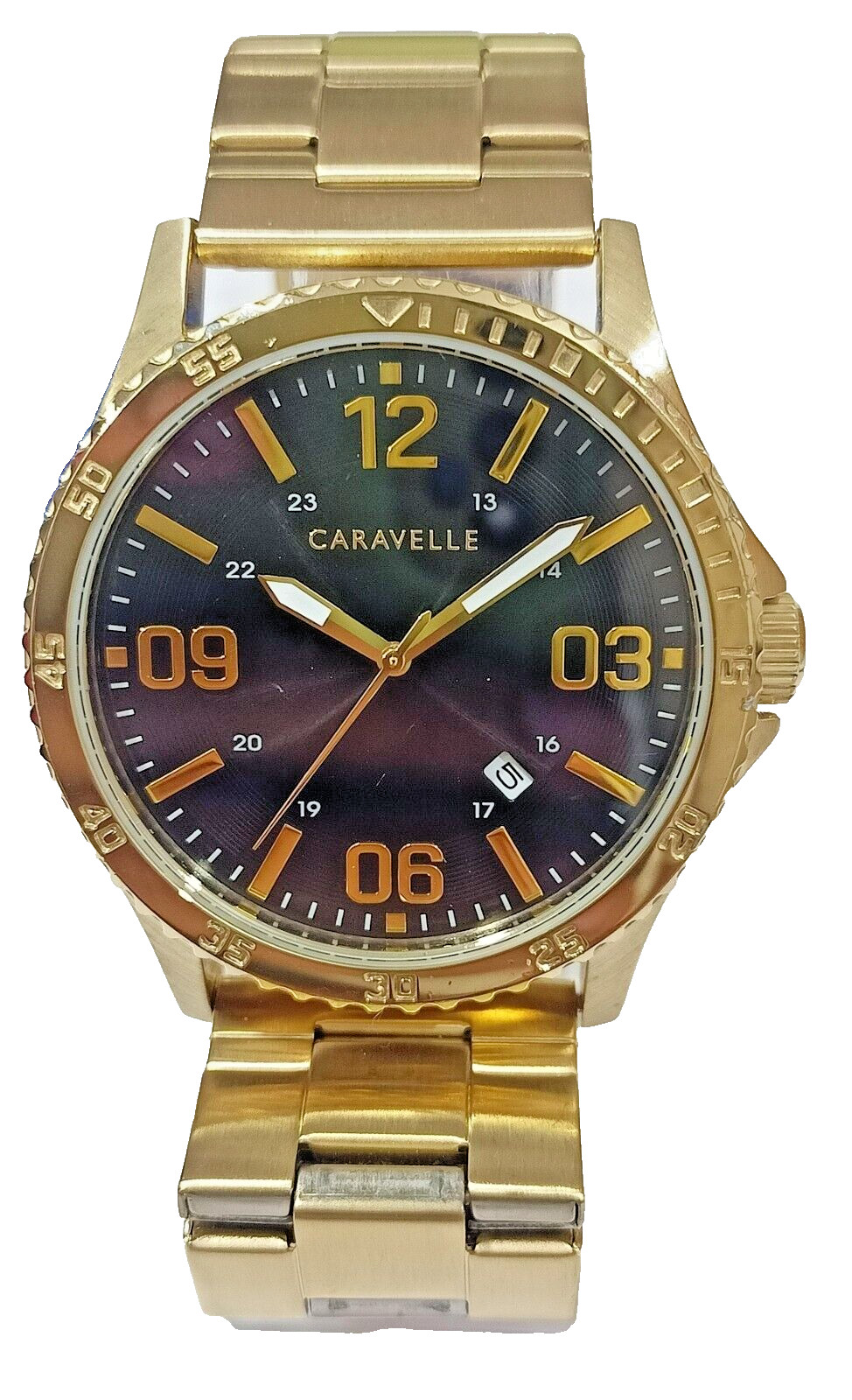 44B120 Caravelle New York Men’s Analog Display Japanese Quartz Watch – MV-66