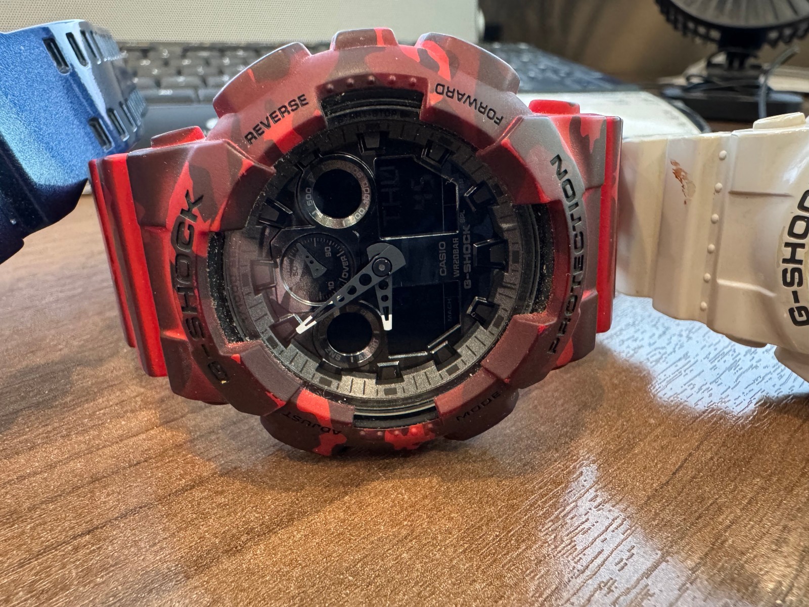 Lot of 3 Casio G-Shock GA-110NM GA-100CM GA-100 Analog Digital Watches