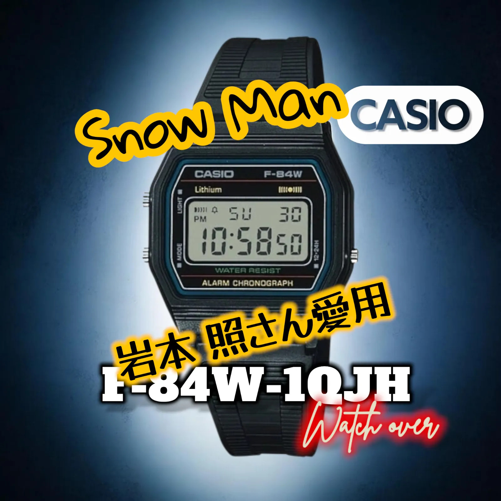 Brand new, authentic Casio F-84W (F-84W-1QJH), the predecessor to the F91W. A re