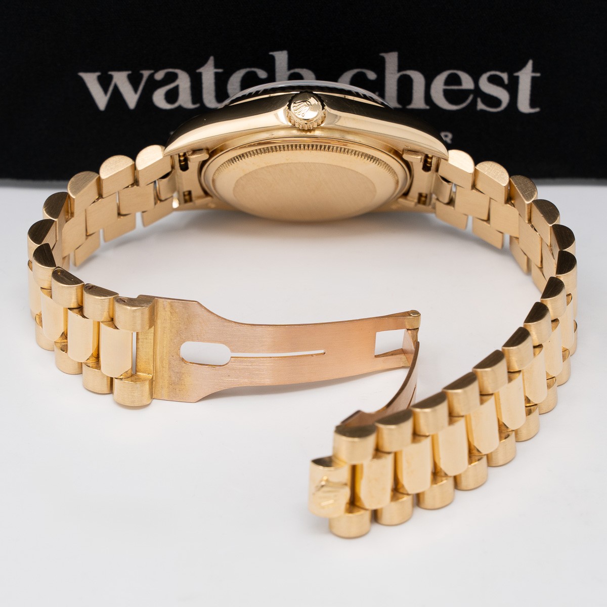 Rolex Day-Date 36 18038 Wristwatch, Yellow Gold, Champagne Dial, President Br…