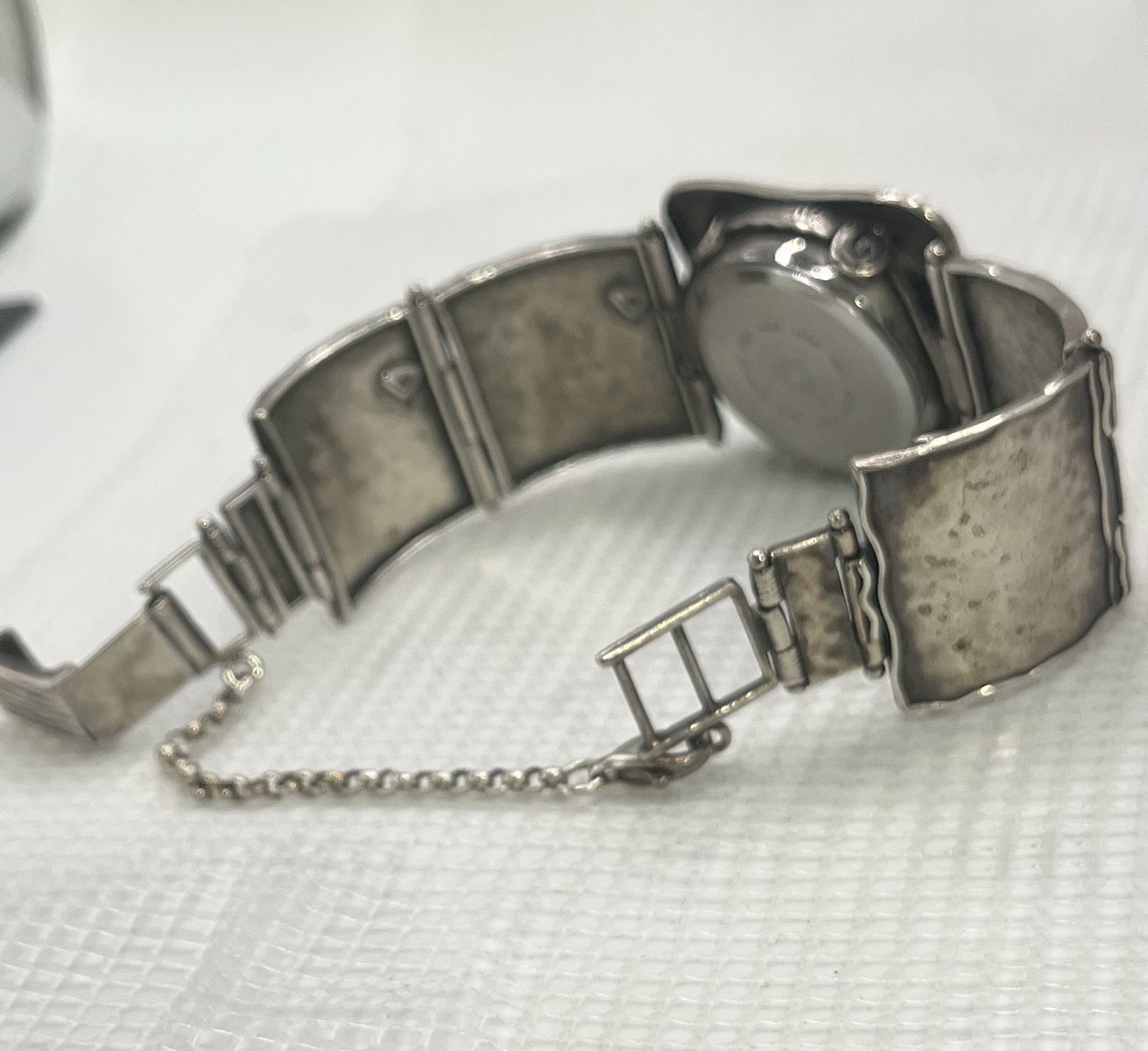 • SILPADA Designs Womens Wristwatch Hammered Sterling Silver 925 Ladies Watch